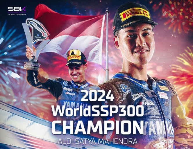 Aldi Satya Mahendra: Membawa Merah Putih ke Puncak Dunia di WorldSSP300 2024